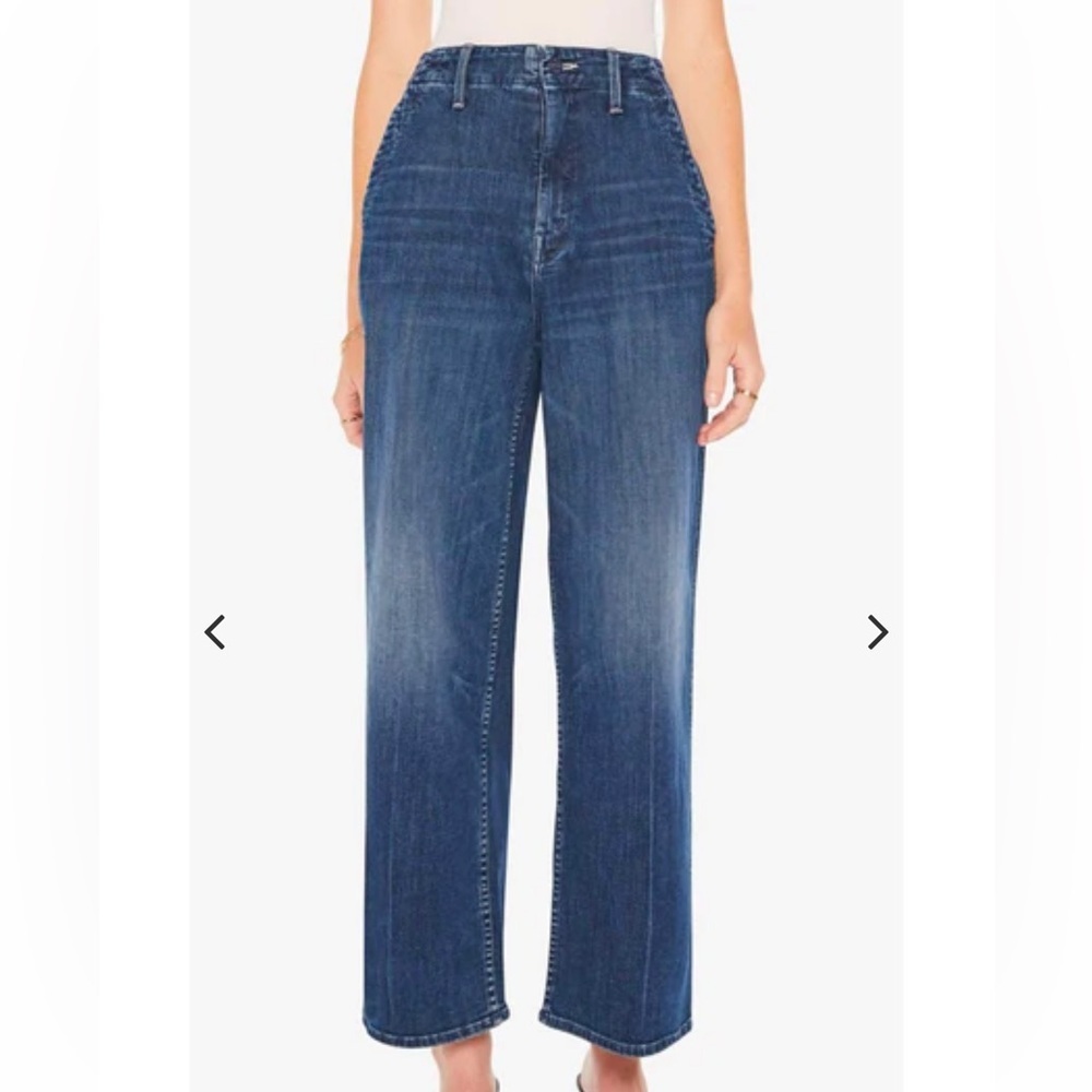 MOTHER the Major Zip Flood in Electric Souvenir jeans size 26